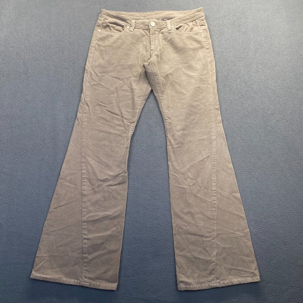 BCBGMAXAZRIA Women's Corduroy Pants Size 29,Beige,Stretch - Picture 14 of 14